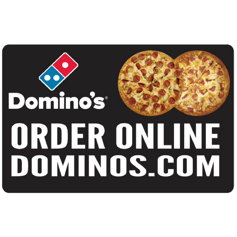 "Order Online" Double Pizza Yard Sign