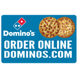 "Order Online" Double Pizza 2'x3' Wobble Board