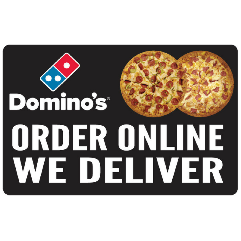 "Order Online, We Deliver" 2'x4' Wobble Board