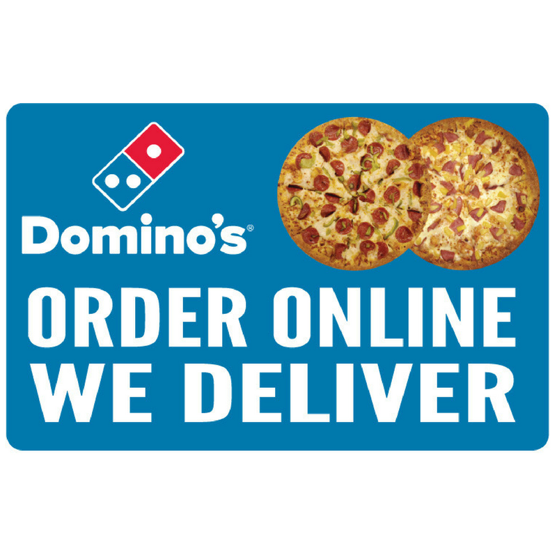 "Order Online We Deliver" Yard Sign