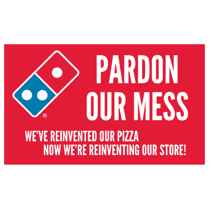 "Pardon Our Mess" 2'x3' Wobble Board