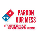 "Pardon Our Mess" Banner