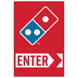 Enter - Parking Lot Pole Signs - 12 x 18