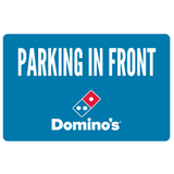 "Parking In Front" Banner