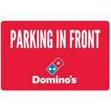"Parking In Front" Banner
