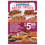 Bread Twists Window Cling