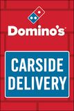 "CARSIDE DELIVERY" SIDEWALK SIGNS