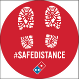 Safe Distance Decal 5-Pack