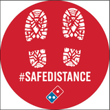 SAFE DISTANCE - CIRCLE FLOOR DECAL