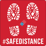 Safe Distance Decal 20-Pack