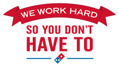 "We Work Hard" Graphic