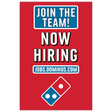 Join The Team! Now Hiring - Window Cling