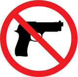 "No Guns" Decals