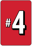 Parking Space Numbers - Parking Lot Pole Signs